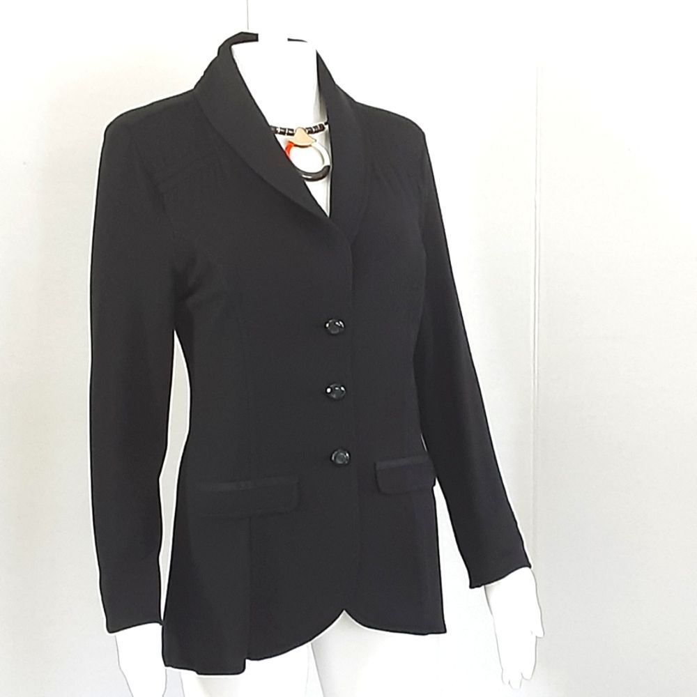 SOMA Intimates Soft Plush Black Cardigan Sweater Jacket Sz. S